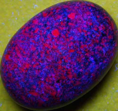 Sparkling Ruby in Fuchsite Soap-Shaped Palm Stone #7