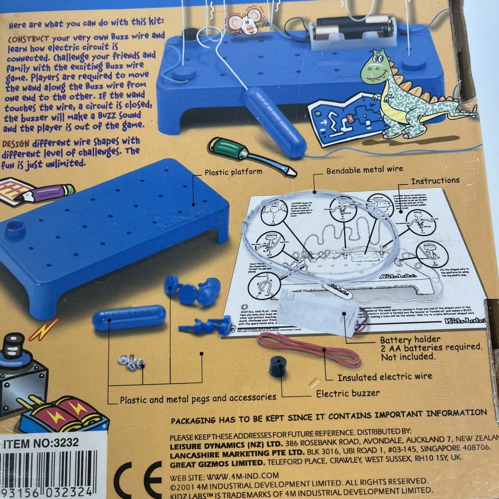 Kidz Labs Buzz Wire Making Kit 4M Learning And Creating Kit