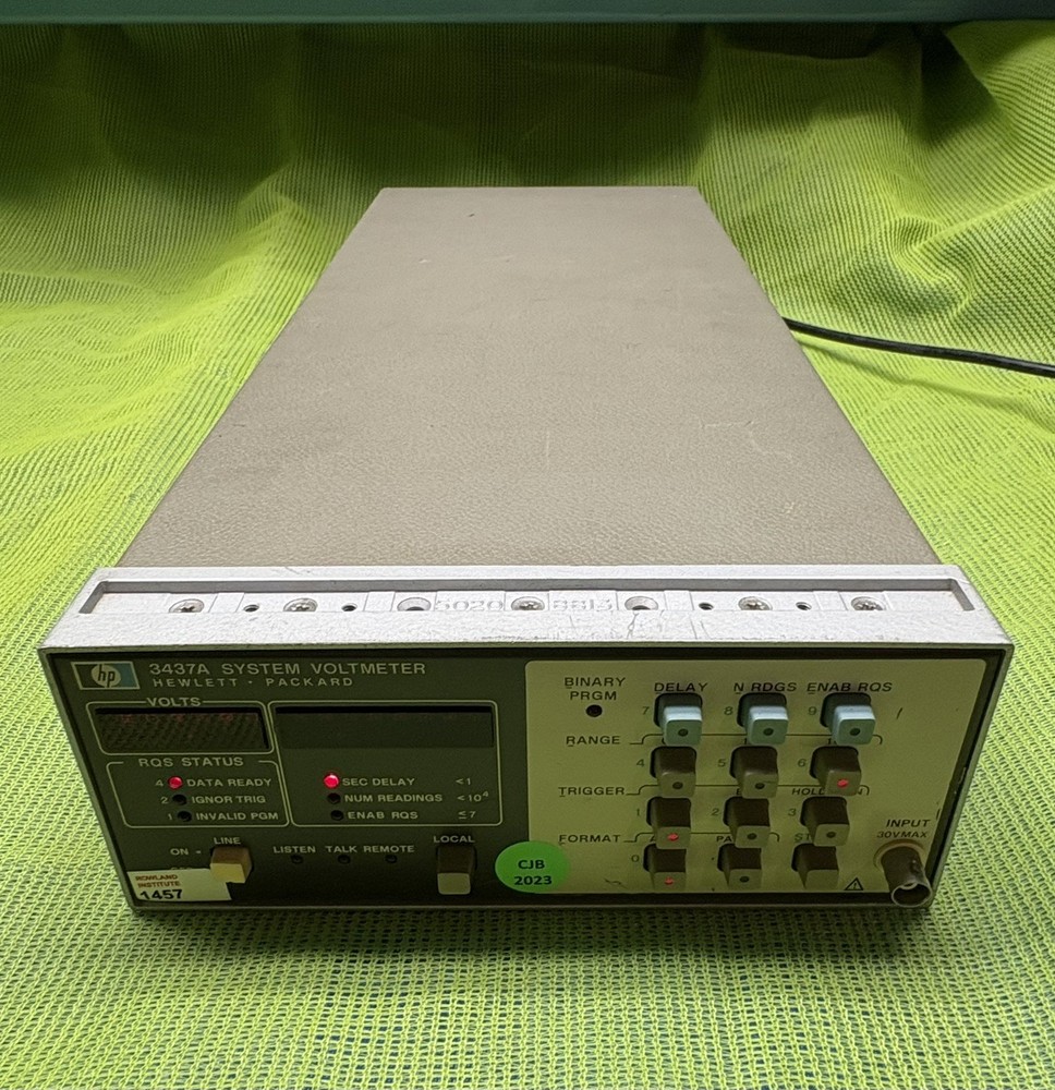 Hewlett Packard 3437A SYSTEM VOLTMETER