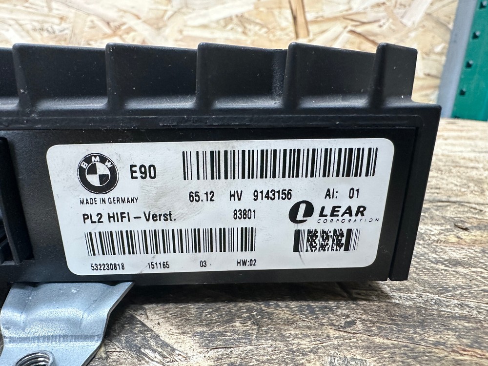 BMW 2006-2012 E90 LEAR HiFi RADIO AUDIO AMPLIFIER OEM 9143156