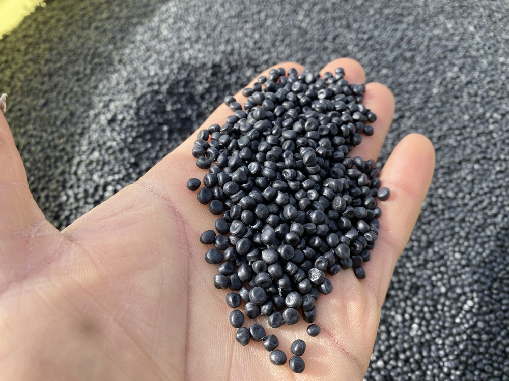 10lbs Black Plastic Pellets Material for Injection Molding or??? (Reclaimed)