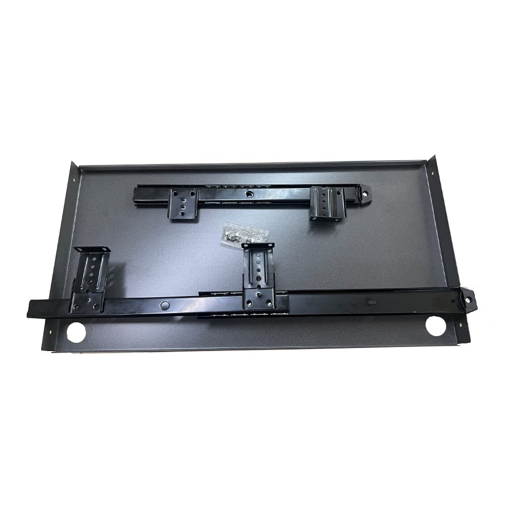 Sliding Under Desk Keyboard Tray Pull Out Extender Platform Drawer Metal