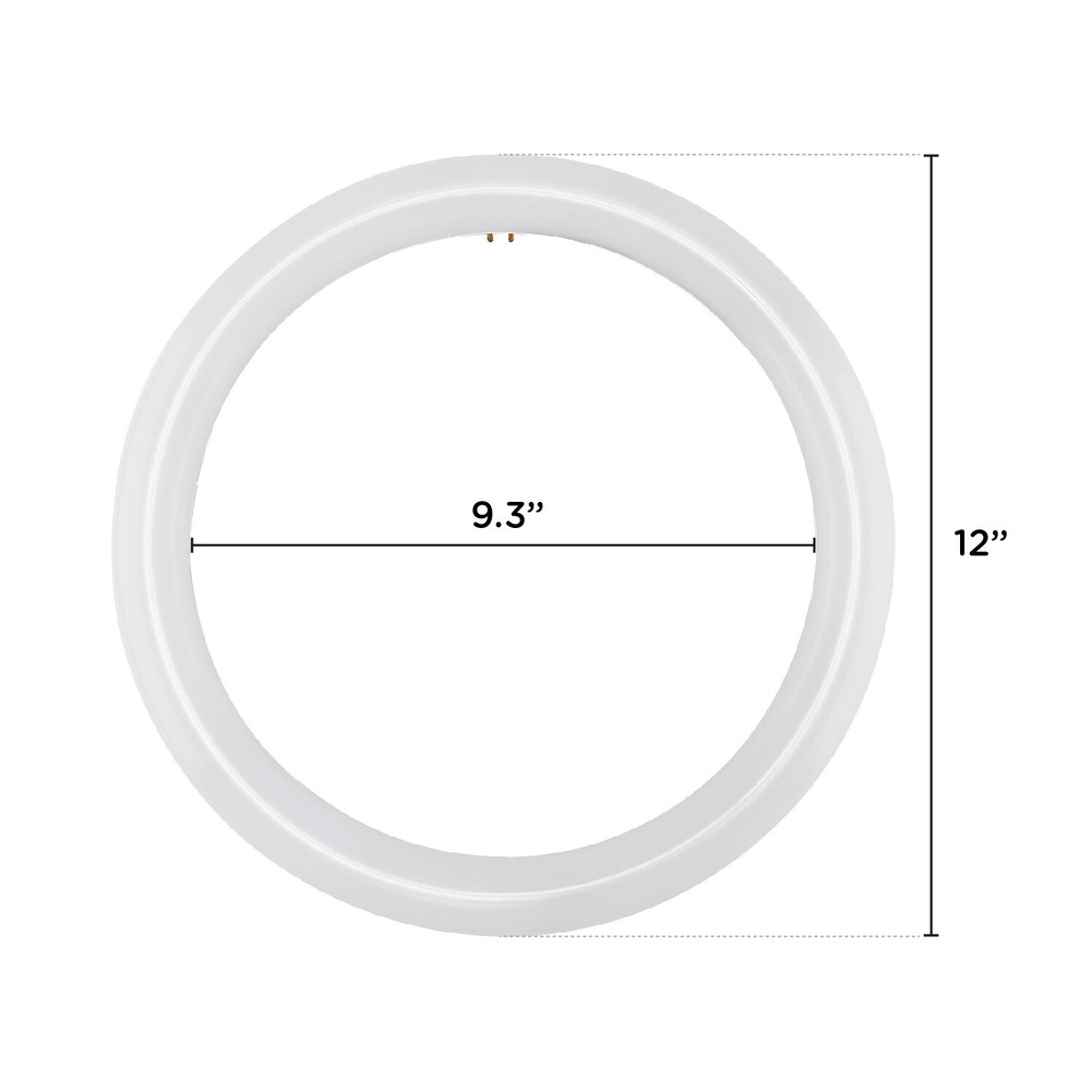 FC12T9 LED CFL Replacement Circline Circular 16W T9 4-Pin G10q 6500K Daylight