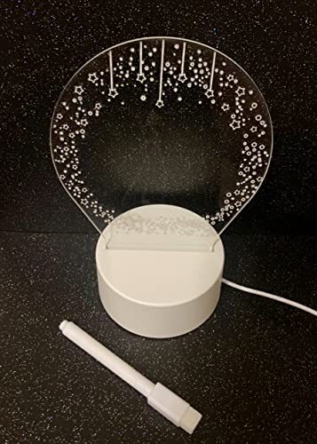 LED customizable message board, erasable writing