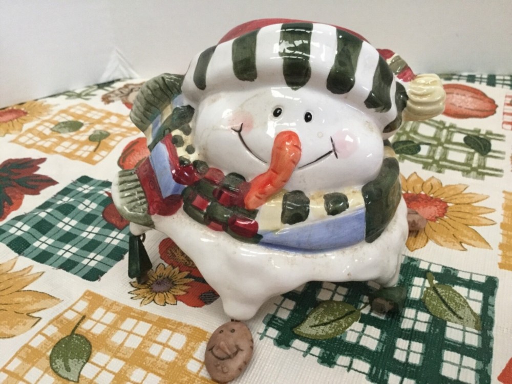 Snowman candle topper Candle Ring