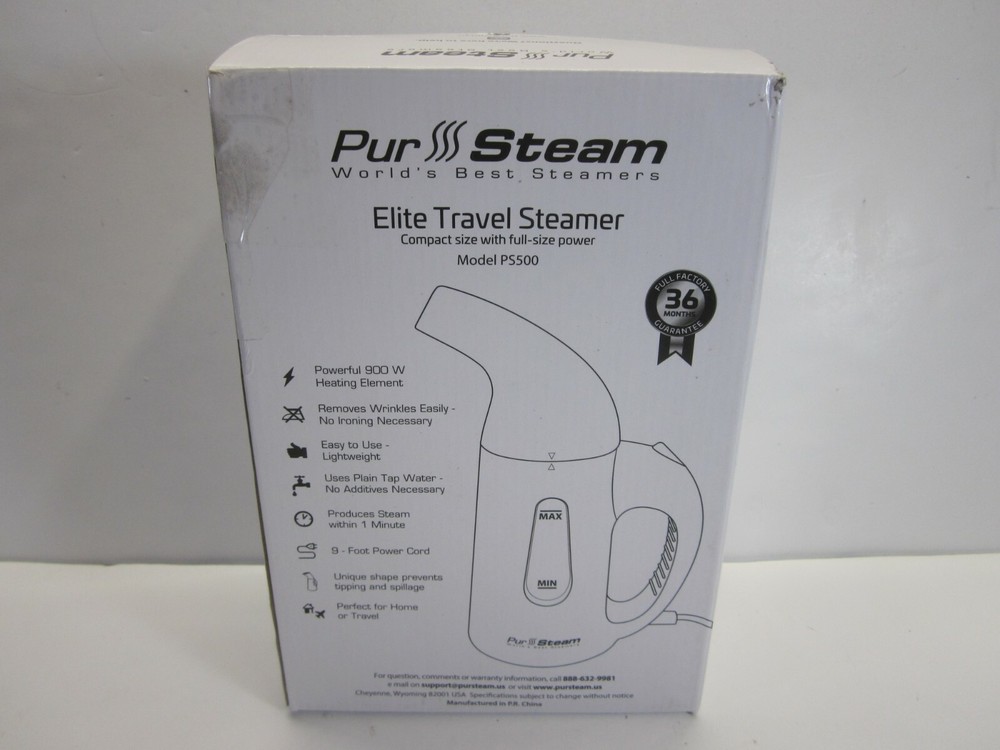 PurSteam Elite Travel Steamer (Brand New)