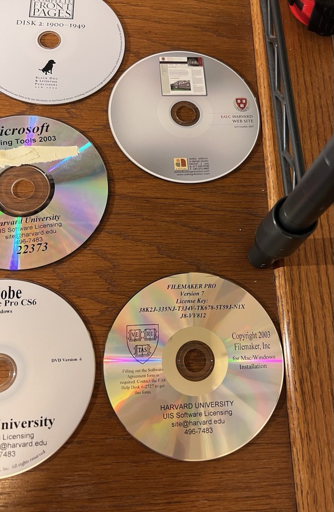 Windows Software CD DVD Lot: SFX, Adobe, Microsoft Office, Education, Music, Map