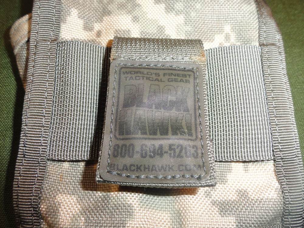 BLACKHAWK ACU UCP GENERAL ACCESSORY WATERPROOF POUCH 5"X4" HOOK & LOOP ATTACHMEN