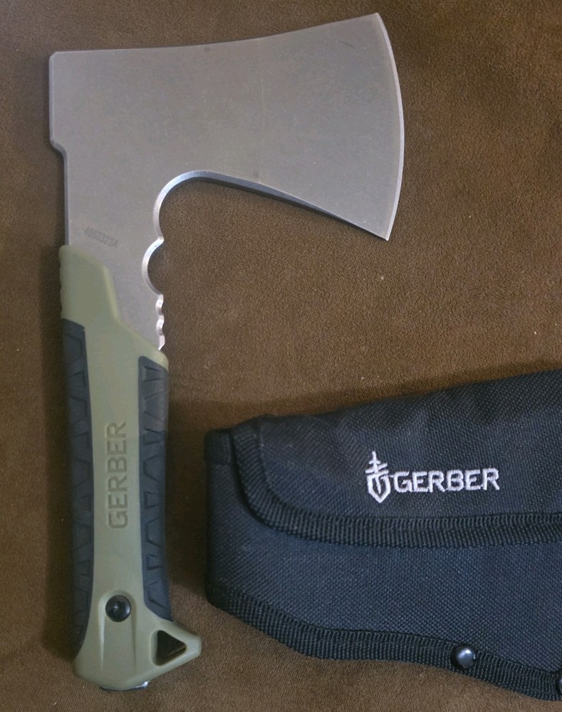 Gerber Pack Hatchet - with Sheath, Camping Hatchet, Sage Green
