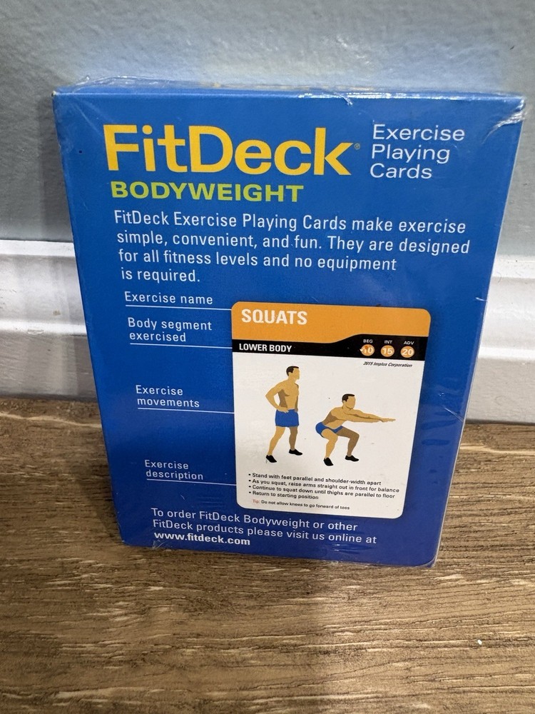 Fitdeck Body weight Cards