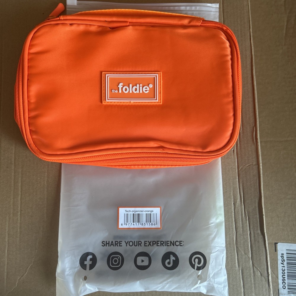 The Foldie® Tech Organizer Orange