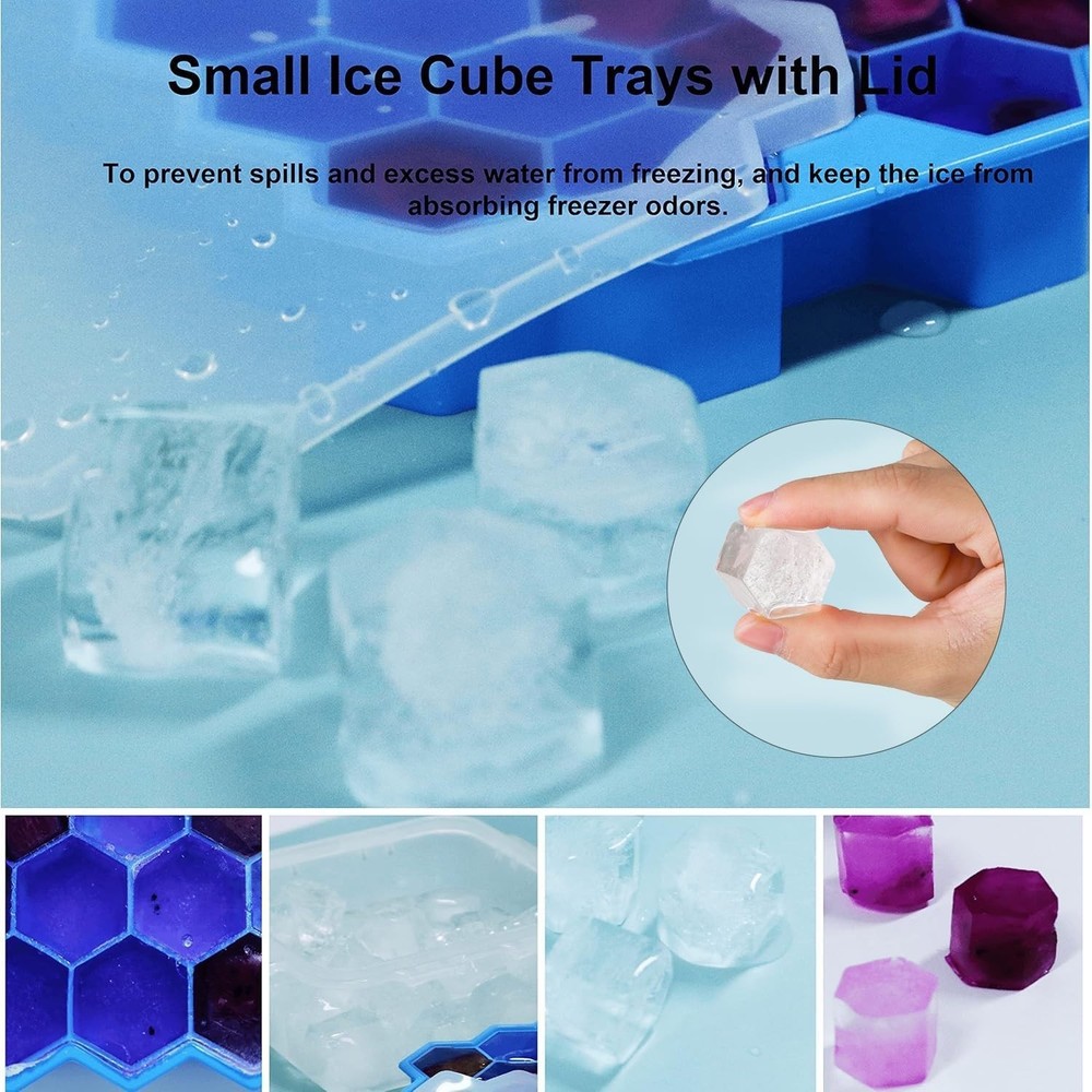 Convenient 37-Grid Easy-Release Ice Cube Tray - Must-Have for Coffee Lovers