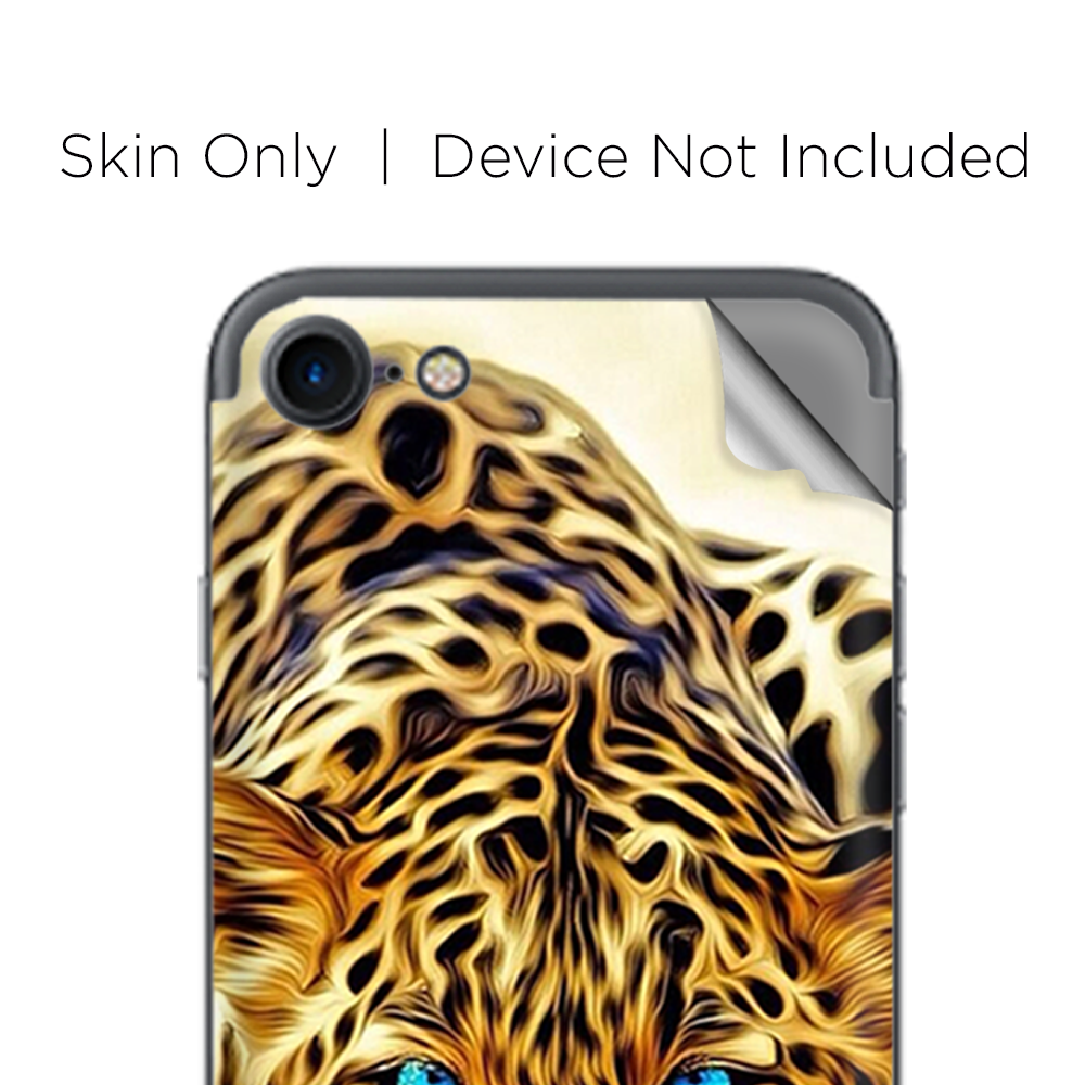 Apple iPhone 7 / 8 Skins Decal Wrap Leopard with Blue Eyes