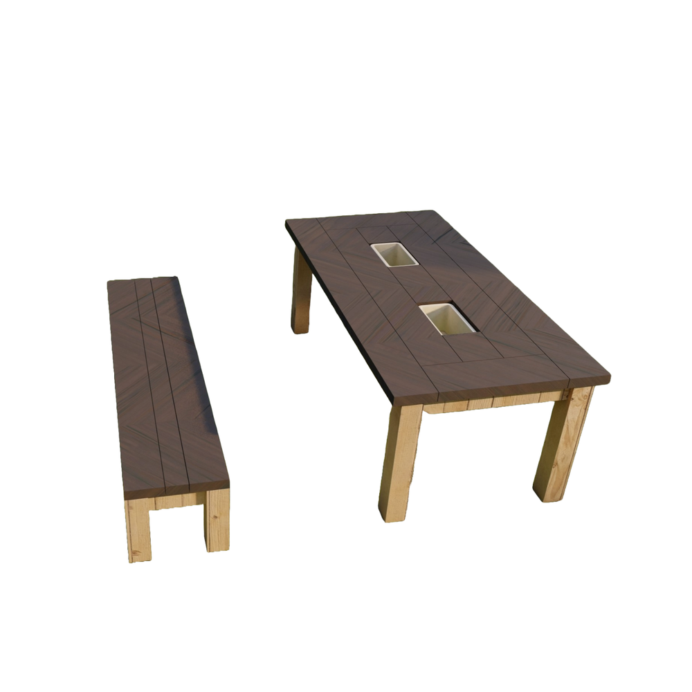 Woodworking Plans for Picnic Table with Integrated Cooler - Complete DIY Guide