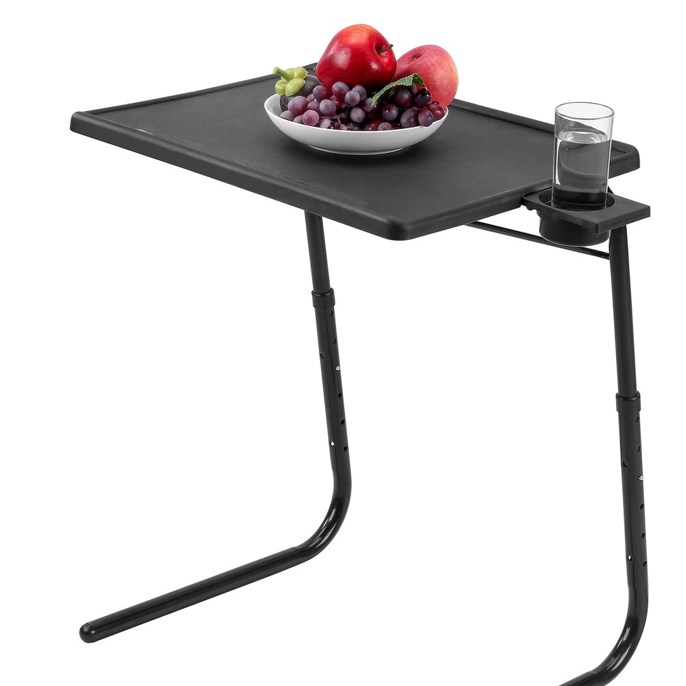 TV Tray Stand is an Adjustable Angle Sofa Stand Coffee Table with six Height ...