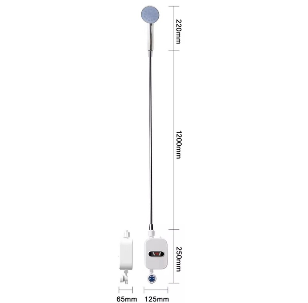 Heating Shower Water IPX4 Quick Water Heating Device Set