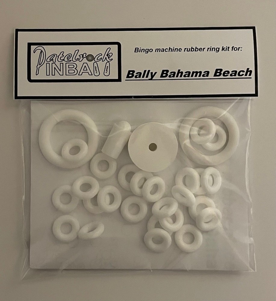Bally Bahama Beach Pinball / Bingo Machine Rubber Ring Kit