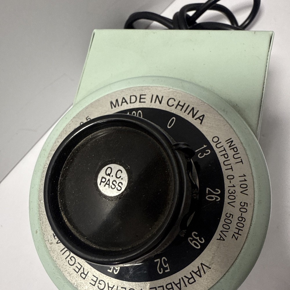 Philmore model TDGC 0.5km variac Variable Voltage Regulator Transformer 500va