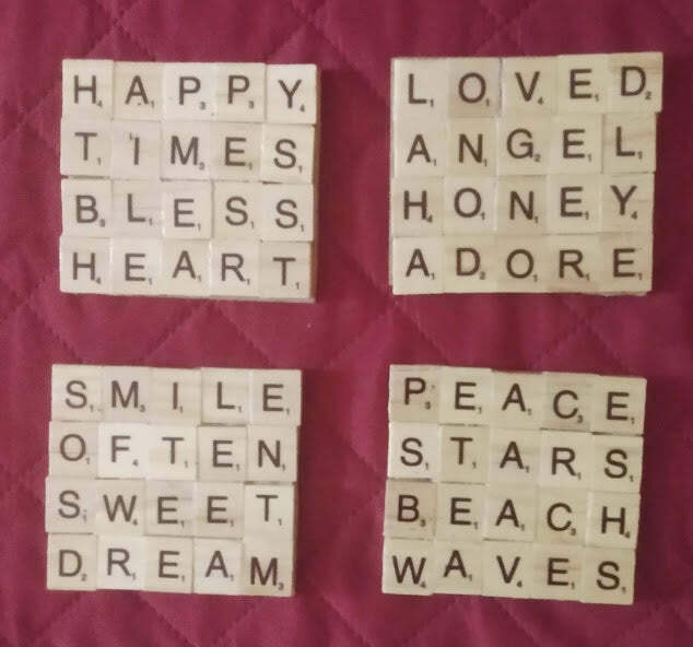 Drinkers Scrabble Coasters