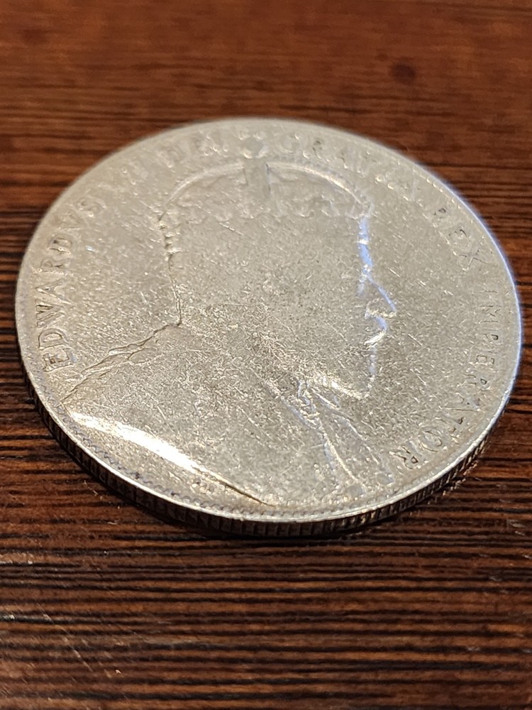 1909 Canada 50 Cents Silver Coin