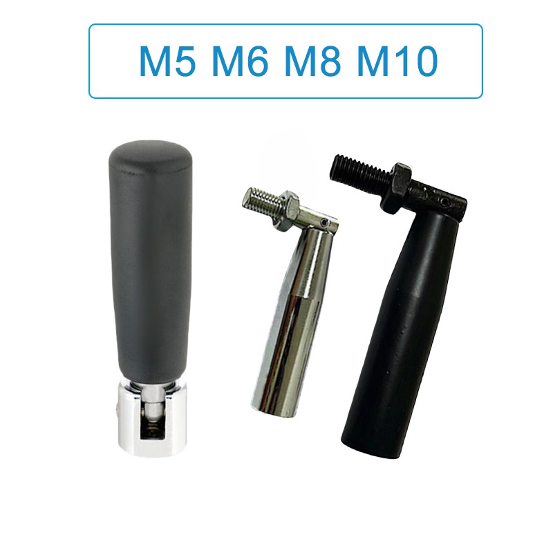 M5 M6 M8-10 Folding Handwheel Handle Grip Foldable Crank Handle Revolving Handle