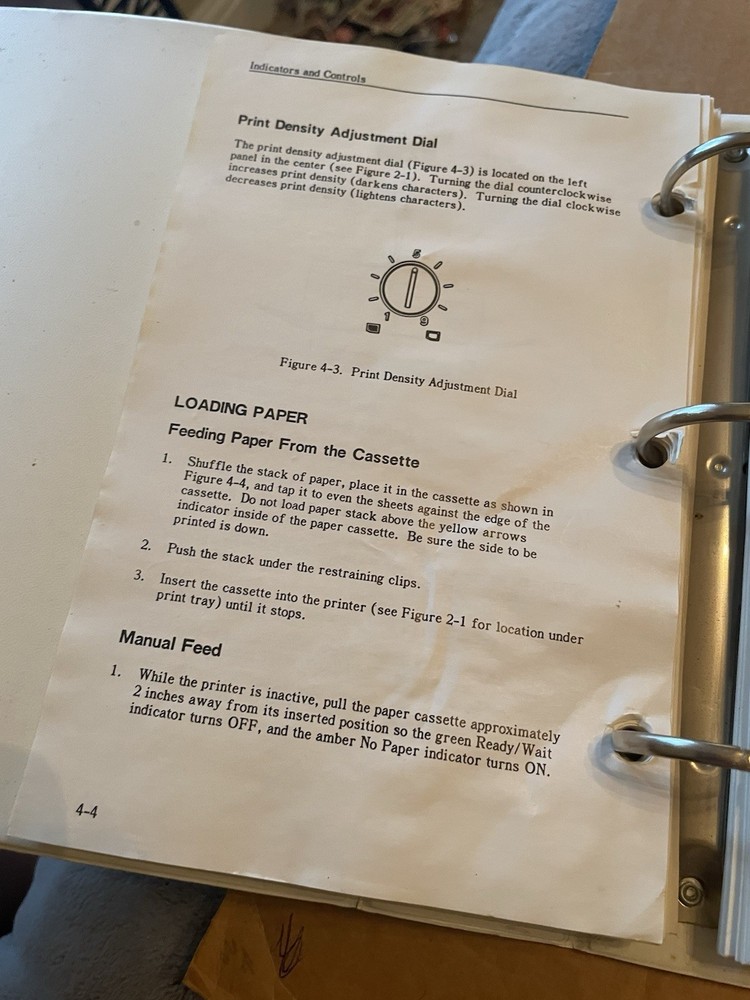 1985 Corona Data Systems Laser Printer Training Session Users Manual W/Software