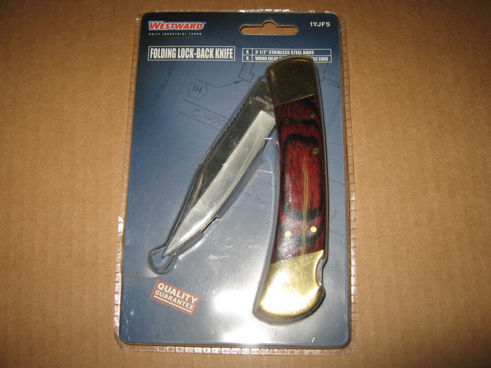 Westward 3 1/4" Folding Lock-Back Pocket Knife