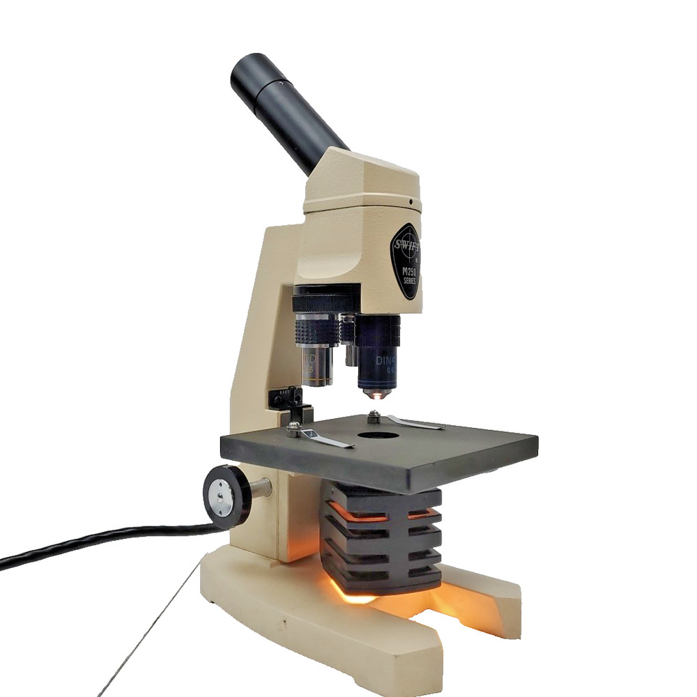 Swift M250 Series Microscope Illuminated w/Cover Tested