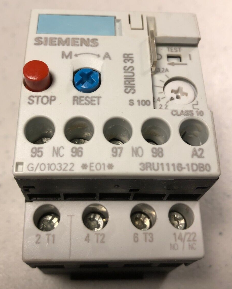 Siemens Overload relay 3.2-amp