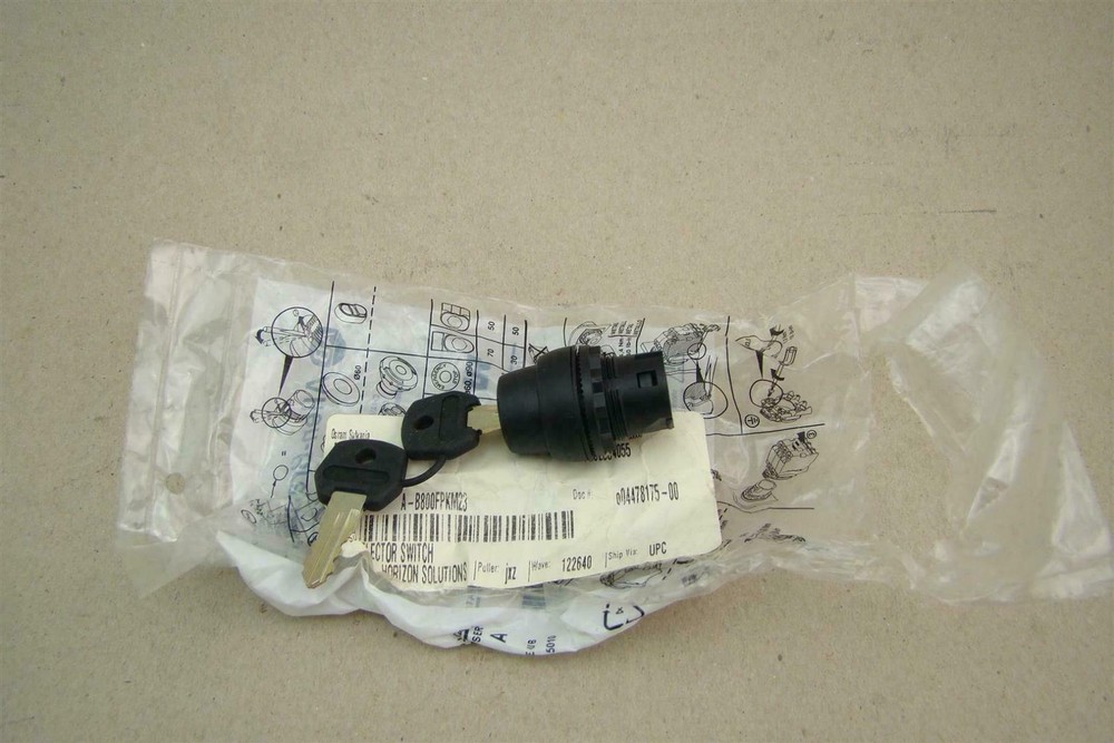 Horizon Solutions Selector Switch with Keys , A-B800FPKM23