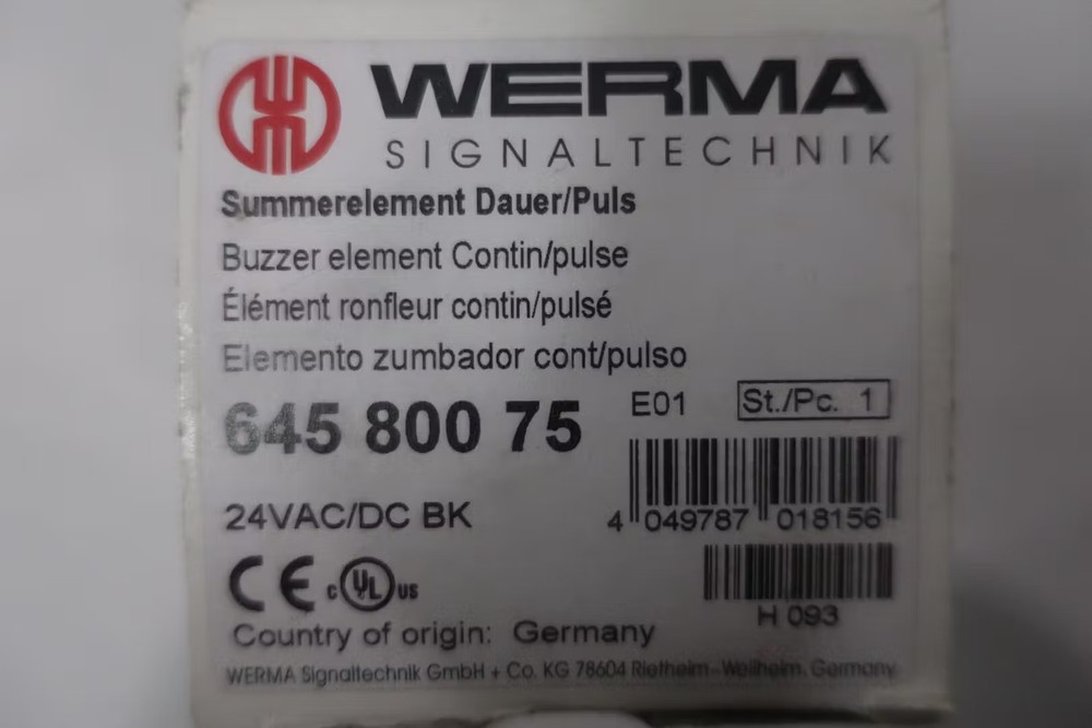 Werma 645-800-75 Buzzer Module