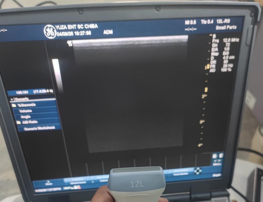 GE 12L-RS ULTRASOUND LINEAR PROBE.