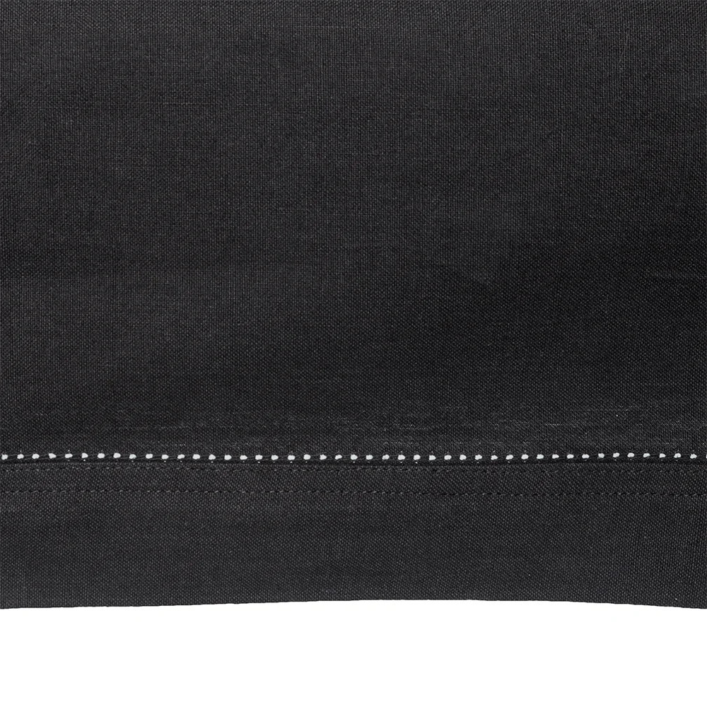 Rans Hemstitch Tablecloth Black 150x230cm