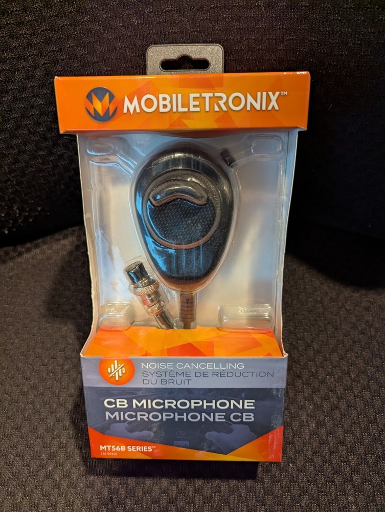 Mobiletronix CB MICROPHONE “Noise Cancelling” MT56B Series Black