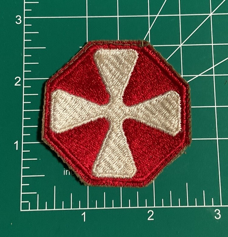 WWII US 8th Army Shoulder Patch