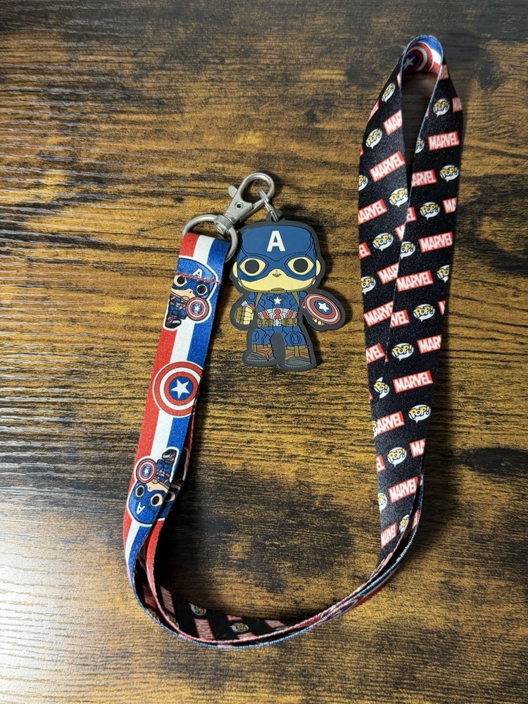 Funko Pop Lanyard Captain America Marvel