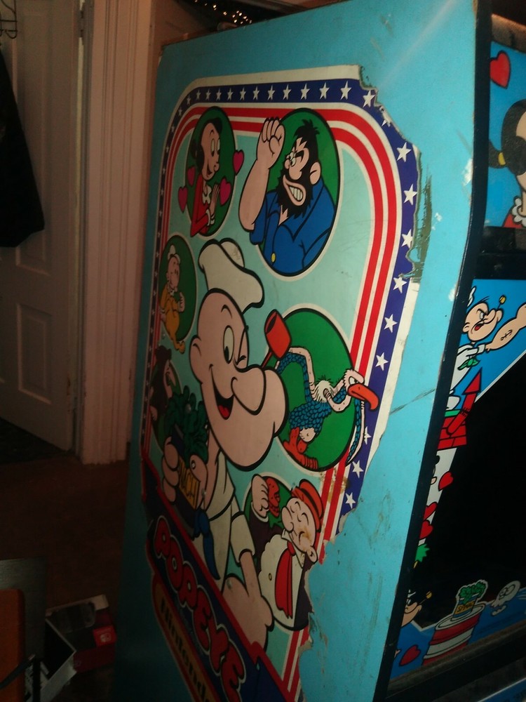 POPEYE ARCADE MACHINE by NINTENDO 1982 (Excellent Condition) *RARE*