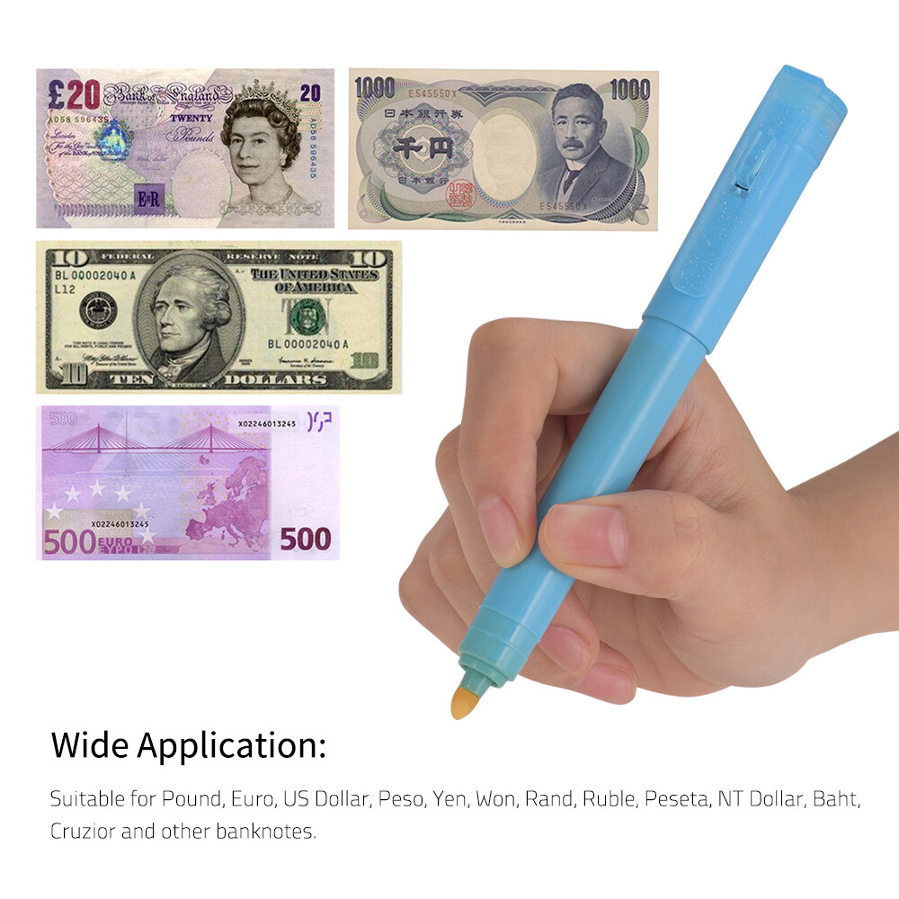 Multi-Function Counterfeit Pen Banknote Tester Pen Q9S3