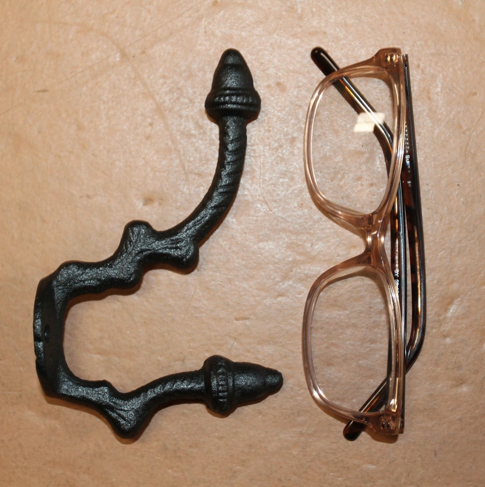 2-ANGULAR ACORN DOUBLE Wall Hooks,Fall Home Decor,Country Kitchen Decor,H-19