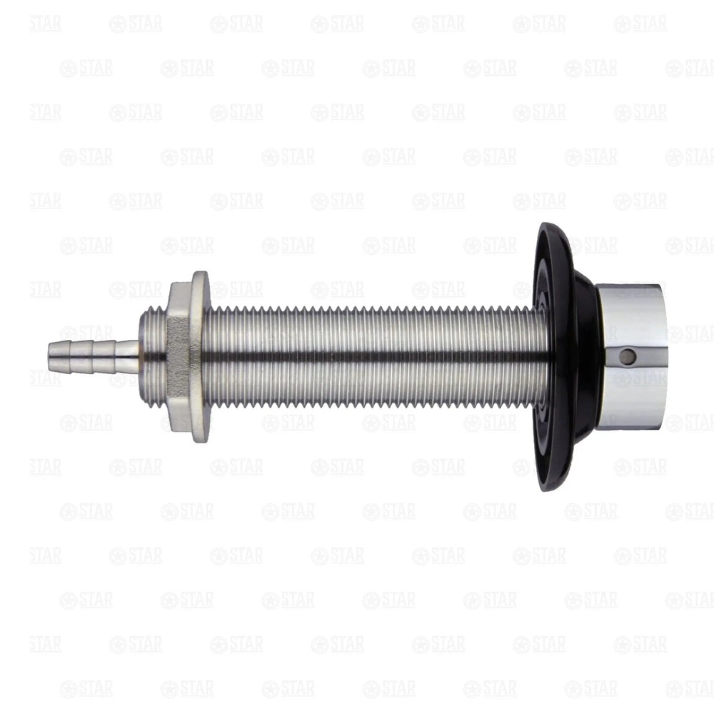4" Stainless Steel 304 Draft Beer Kegerator Faucet Shank with 1/4" Hose Barb