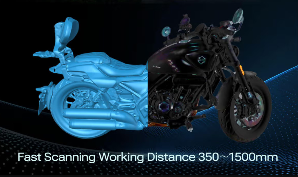 EinScan Vega Handheld 3D Scanner – Fast, High-Precision Scanning with LED Light!