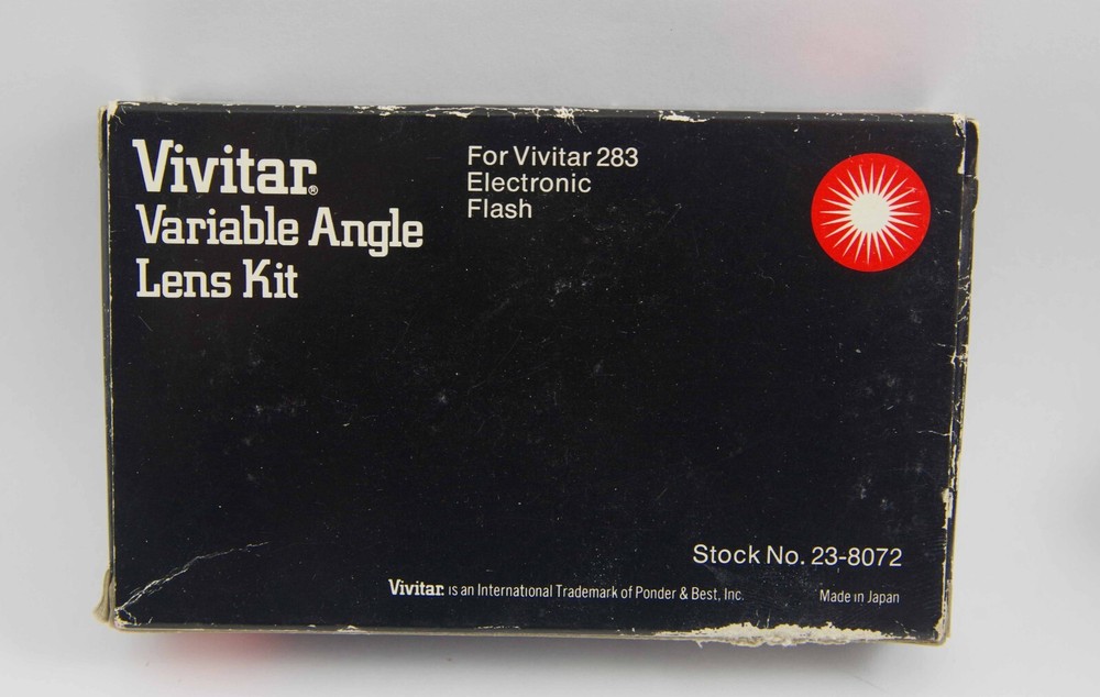 Vivitar Variable Angle Lens Kit for Vivitar 283 Flash