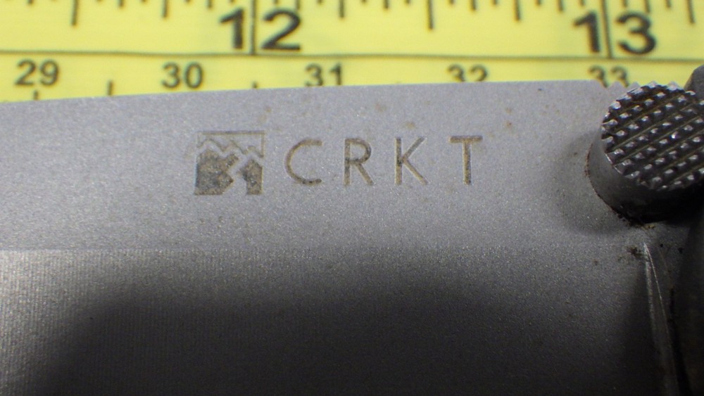 Pocket Folding Knife CRKT Single Blade Carson Design M16-14 Perforated Handle