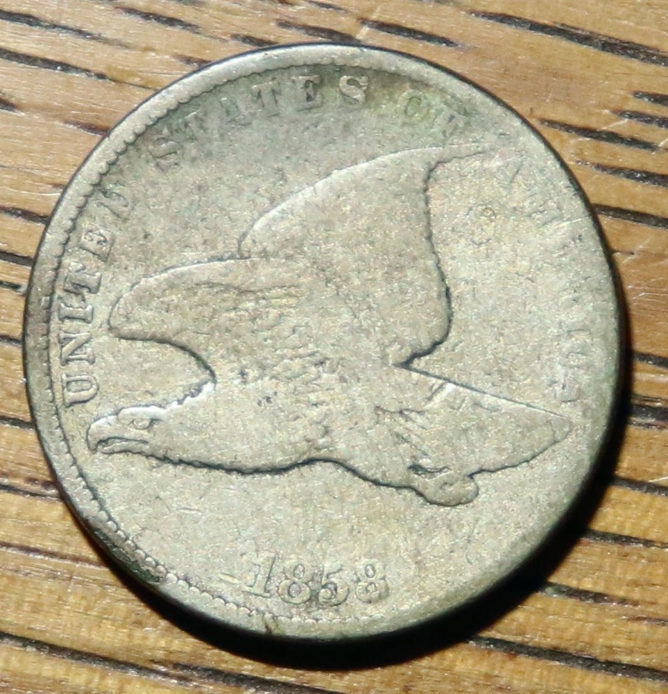 1858 Flying Eagle Cent Small Letters