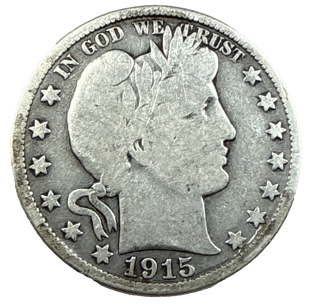 1915-D Barber Half Dollar