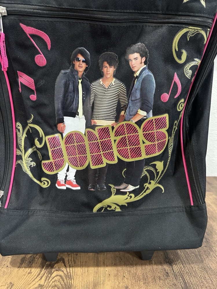 Vintage Jonas Brothers Rolling Backpack Disney Good shape!