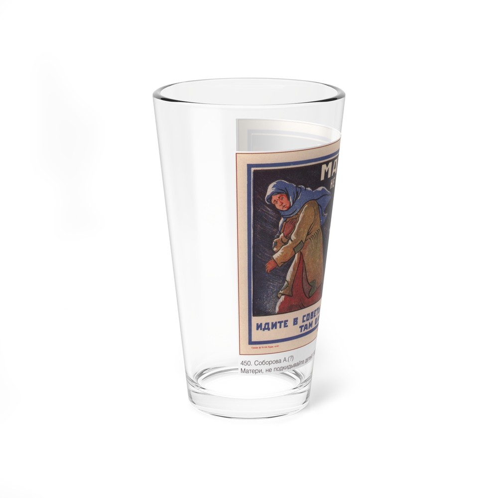 Soviet Era Poster 224 - Pint Glass 16oz