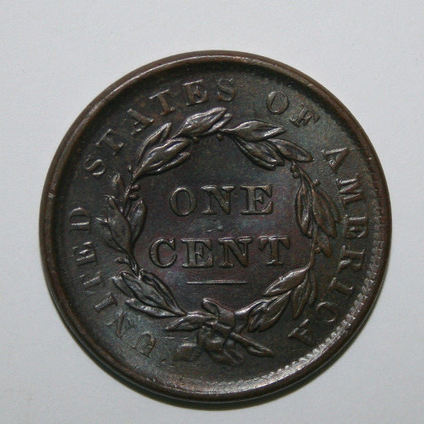 1838 LARGE CENT X18