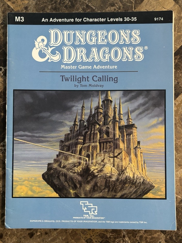 Twilight Calling 9174 Adventure Module - Dungeons and Dragons M3 Original 1st PR
