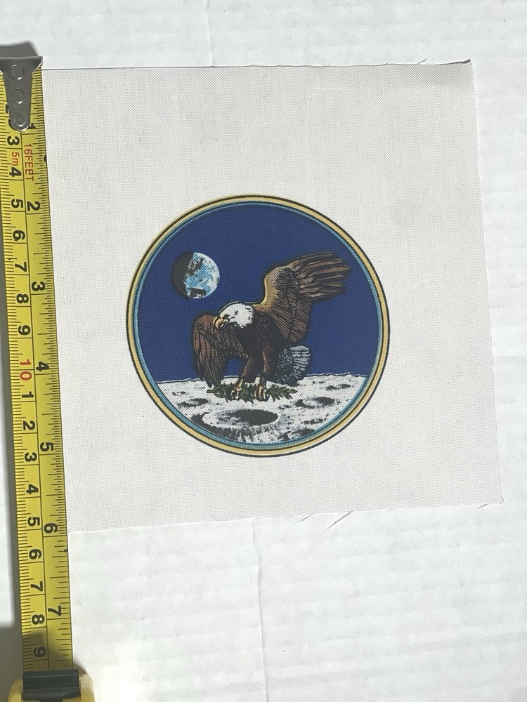 1969 Man On The Moon & Eagle Has Landed Beta Cloth Patch Collection